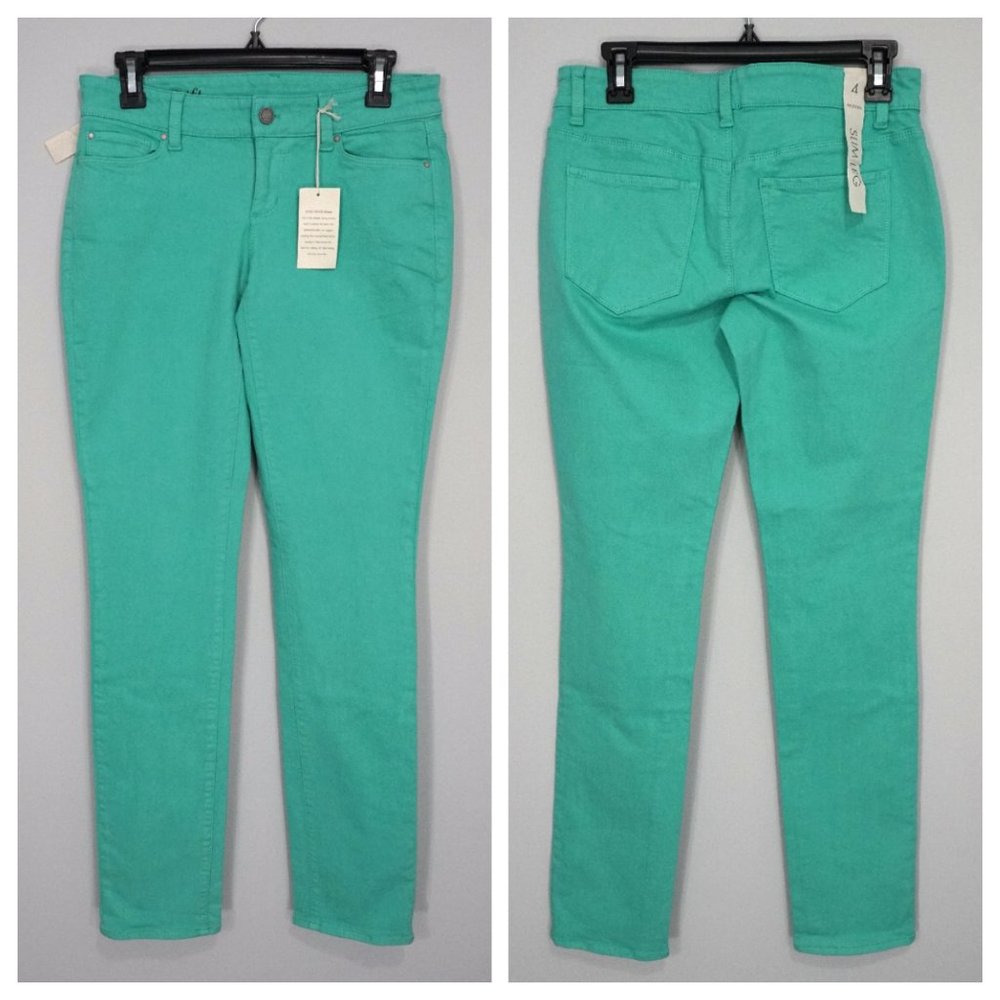 ANN TAYLOR Modern Fit Denim Stretch Pants Size 4